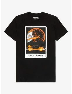 Marvel Ghost Rider Robbie Reyes Tarot Card T-Shirt - BoxLunch Exclusive