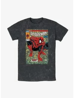 Marvel Spider-Man Legend Of Arachknight Mineral Wash T-Shirt