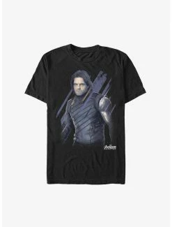 Marvel Avengers Distressed Bucky Winter Soldier T-Shirt