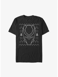 Marvel Black Panther Back Ugly Christmas T-Shirt