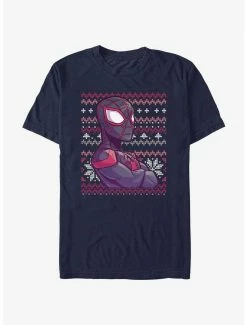 Marvel Spider-Man Miles Morales Ugly Christmas T-Shirt