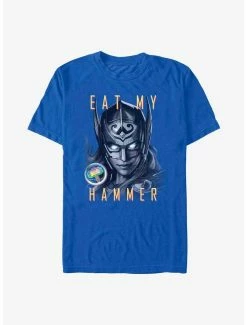 Marvel Thor: Love And Thunder Eat My Hammer Dr. Jane Foster Portrait T-Shirt