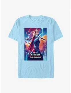 Marvel Thor: Love And Thunder Mighty Thor Movie Poster T-Shirt
