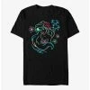 Disney The Little Mermaid Ariel Neon Lights T-Shirt