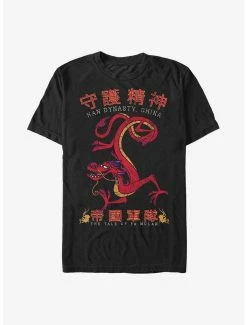 Disney Mulan Mushu Guardian Dragon In Chinese T-Shirt