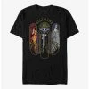 Disney Villains Jafar, Maleficent, And Hades Nouveau Triptych T-Shirt