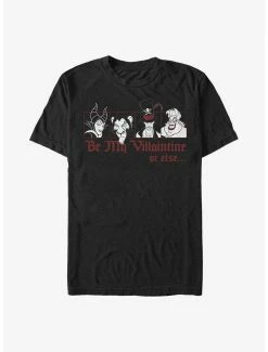 Disney Villains Be My Valentine Or Else T-Shirt