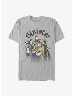 Disney Villains Sinister Sisters Cruella, Evil Queen, Ursula, And Maleficent T-Shirt