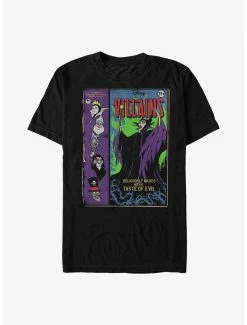Disney Villains Taste Of Evil Comic Cover T-Shirt
