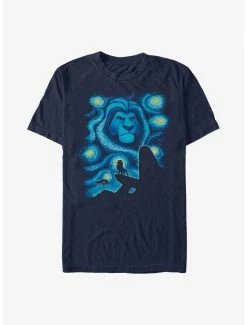 Disney The Lion King Starry Pridelands Mufasa And Simba T-Shirt