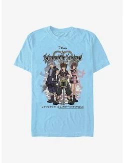 Disney Kingdom Hearts Riku, Sora, And Kairi Group T-Shirt
